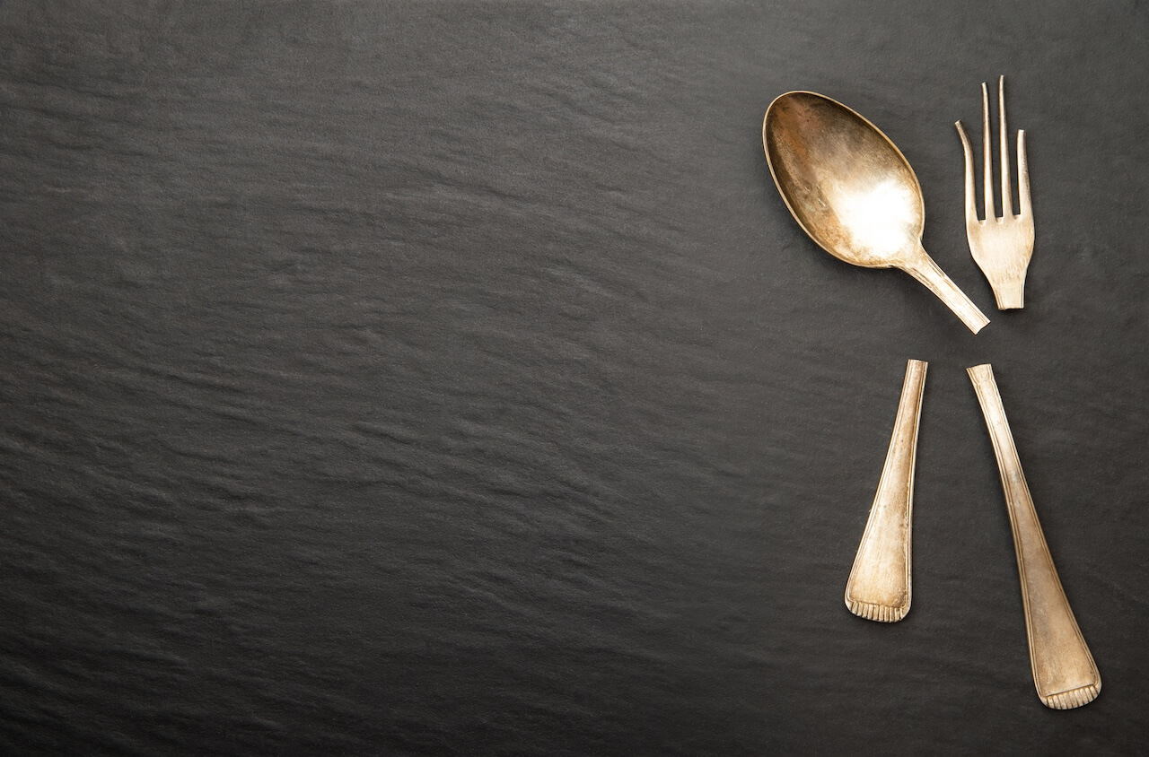 broken silverware